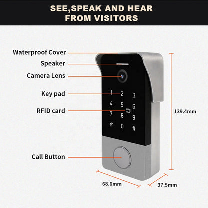 Security Camera + Keypad - Internet Enabled